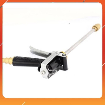 ️Evoucher Bộ dây vòi xịt nước rửa xe,tưới cây ,tăng áp 3 lần,loại 3m,5m 206318 đầu đồng,cút,nối nhựa đen+  đai