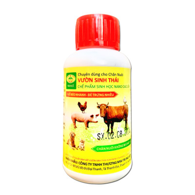Combo 2 chai Chế phẩm VƯỜN SINH THÁI dùng cho Chăn Nuôi gia súc gia cầm
