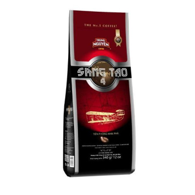 Cà Phê Trung Nguyên Legend Sáng Tạo 4 – Gói 340g – Gu Mạnh Cân Bằng, Dùng Ngon Với Đá & Sữa