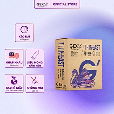 Bao cao su ôm khít, siêu mỏng, kéo dài thời gian G