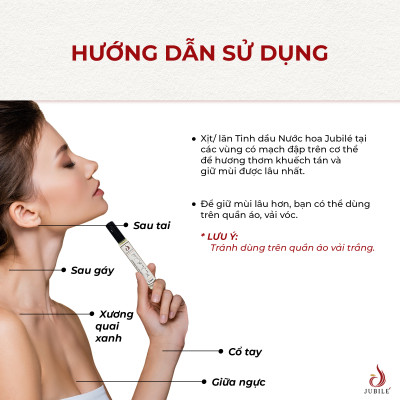 Santal by Jubilé - Tinh dầu nước hoa Pháp nữ Dạng lăn 12ml Thơm Lâu, Sang Trọng, Quyến Rũ