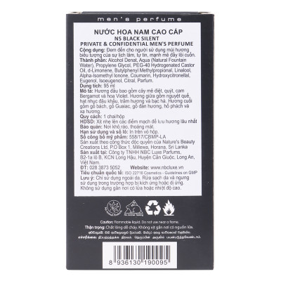 Nước Hoa Nam Silent Ns Black M03 (95ml)