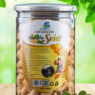 Hạt Điều Rang Muối Nhân Trắng SVIET