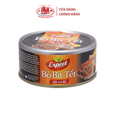 Bò Bít Tết Sốt Cà Ri Expect 150G - Đồ hộp Hạ Long (DATE: 11/2025)