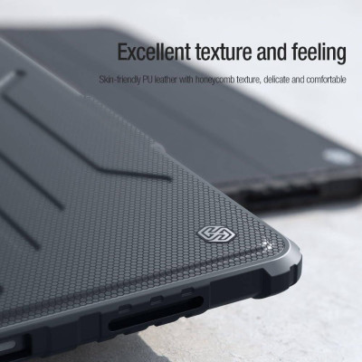 Bao da cho Pad Gen 10 2022 10.9 inch kèm kệ xoay 360 Nillkin Bumper SnapSafe Magnetic - Hàng chính hãng