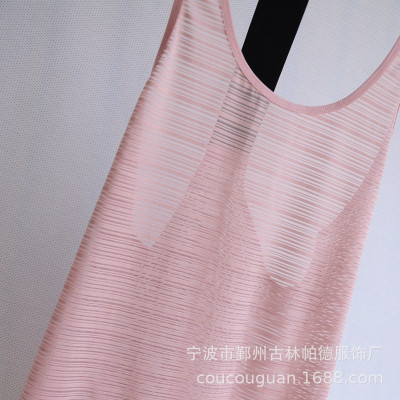 Áo tank top nữ thời trang phong cách thể thao mặc ngoài áo bra hàng Quảng Châu cao cấp