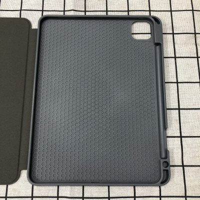 Bao da chính hãng Mutural cao cấp cho iPad Pro 12.9 2020 có khay đựng bút - Đỏ