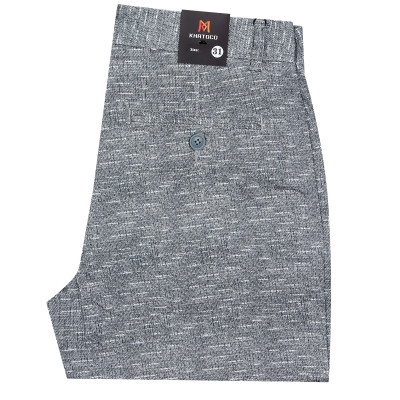 Quần short khaki nam Khatoco Q3M378R0-ININ138-2410-0