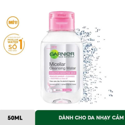 Nước Tẩy Trang làm Sạch Sâu Garnier Micellar Cleansing Water