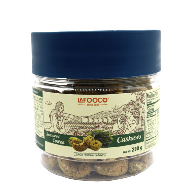 Hạt điều rong biển 200g/ hủ LAFOOCO Seaweed Coated Cashews