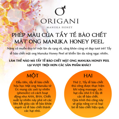 Combo Manuka - Mặt Nạ Tẩy Da Chết Mật Ong Manuka (50ml) + Xà Phòng Organic Manuka (125g) - Làm Sạch, Làm Sáng Và Cải Thiện Độ Đàn Hồi Da