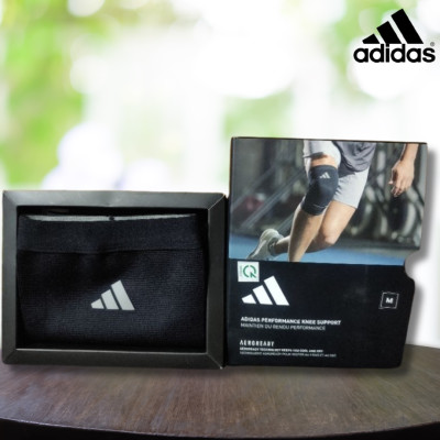 Bó Gối, Băng Gối Thun Co Giãn ADIDAS ADSU-1332NL Performance Knee Support (1 Cái) - Hàng Chính Hãng