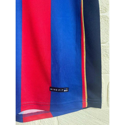 Áo Bóng Đá Retro Barcelona 2001 - Sân Nhà bản cao cấp vải Cotton Polyester