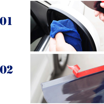 Bộ 2 miếng vè che mưa cho gương chiếu hậu xe ô tô 