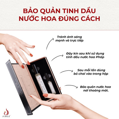 Vip Men by Jubilé - Tinh dầu nước hoa Pháp nữ Dạng lăn 12ml Thơm Lâu, Sang Trọng, Quyến Rũ