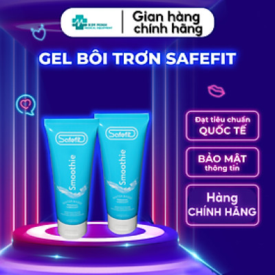 Gel bôi trơn gốc nước Safefit trơn mượt lâu khô tuýp 100gr nguyên liệu nhập khẩu từ Australia