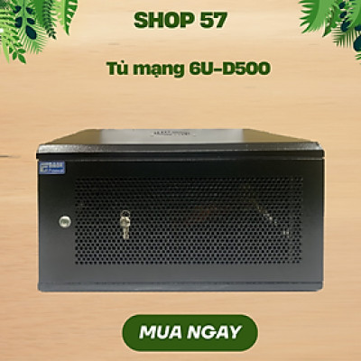 Tủ Mạng Treo Tường 06U D500 Famrack – Chính Hãng, Chuẩn Rack 19", Hàng Chất Lượng Cao