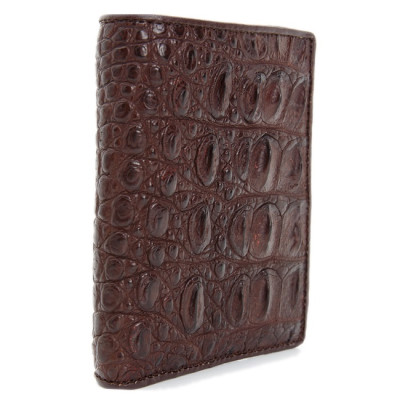 Ví nam Huy Hoàng da cá sấu kiểu đứng gai lưng màu nâu đỏ, đen, nâu đất, vàng bò HT2255-2256-2703-2710