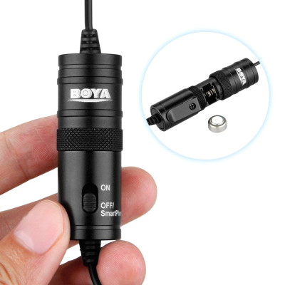 Micro Lavalier cài áo Boya BY-M1 - Hàng nhập khẩu