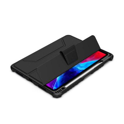 Bao da dành cho iPad Pro 11 inch (2021) M1 có nắp bảo vệ camera Nillkin Bumper Leather -  Hàng chính hãng