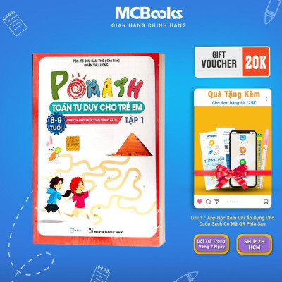 Sách - Pomath Toán Tư Duy Cho Trẻ 8 - 9 Tuổi - MCbooks