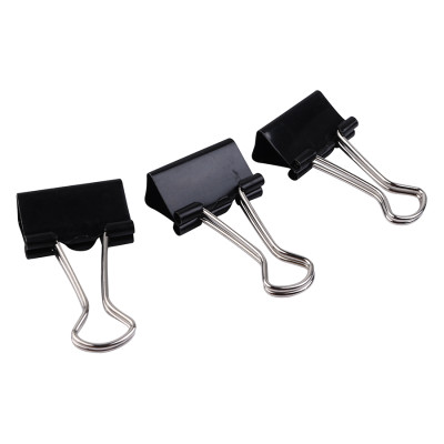 Bộ 3 Hộp Kẹp Bướm Echo (25mm) - Đen