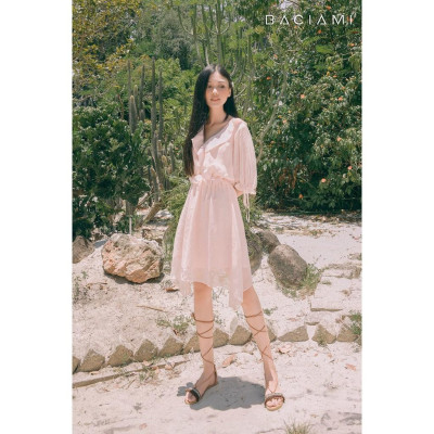 Baciami-Đầm Voan Hoa Eo Thun