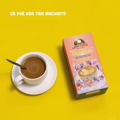 Combo Hành Trình Việt Nam Lion Coffee ( Cà phê hòa tan Macchiato - Gu sữa đá Việt Nam - Latte Dừa)
