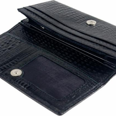 Ví nữ da bò vân cá sấu nhỏ 2 gấp nhiều màu Huy Hoàng HT3101-02-03-04