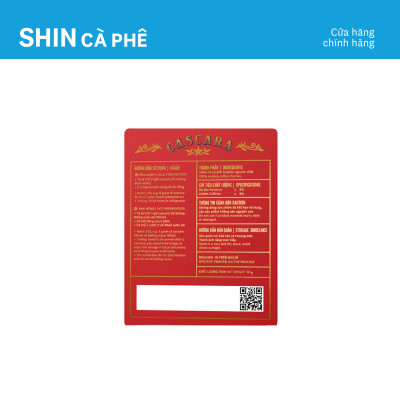 Trà túi nhúng Cascara - SHIN Cà Phê - Túi Nhúng - Hộp 10 gói