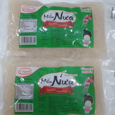 Combo 6 Gói Miến Nưa Vị Nguyên Das Keto 240g