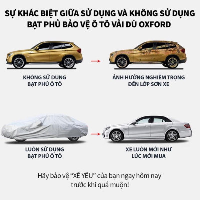  Bạt trùm xe ô tô 7 chỗ Mitsubishi Xpander vải dù oxford cao cấp áo trùm che, bạc phủ xe oto chống nóng,mưa,bụi