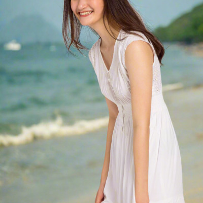 Đầm Maxi Trắng Cotton Dài Đi Biển Du Lịch Resorts Tiên DRE066 Thời trang Hity