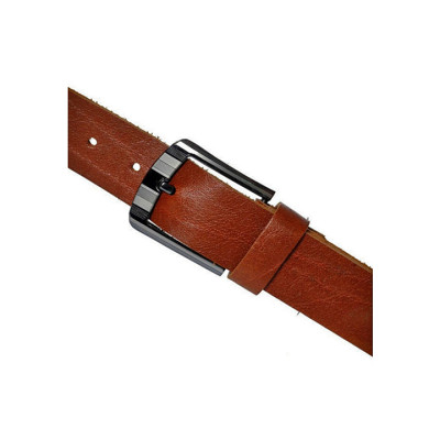 HJ4104 - Dây nịt nam Huy Hoàng 1 lớp 3,5P màu da