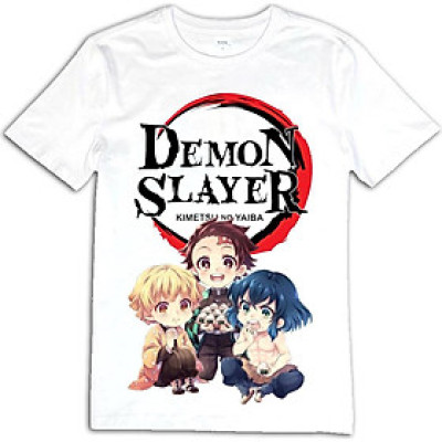 Áo phông hình chibi Kimetsu no Yaiba