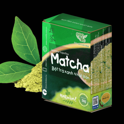 Matcha Nguyên Chất Onelife - Bột Trà Xanh Nhật Bản (Hộp 50gr)