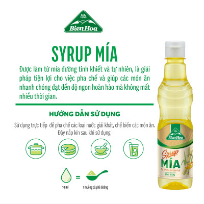[BAO BÌ TRUNG THU]Combo 2 Chai Syrup Mía Biên Hòa 700ml/Chai