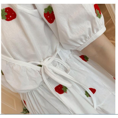 ĐẦM BẦU VÁY BẦU CÔNG SỞ KẾT TRÁI  DÂU TÂY DỄ THƯƠNG