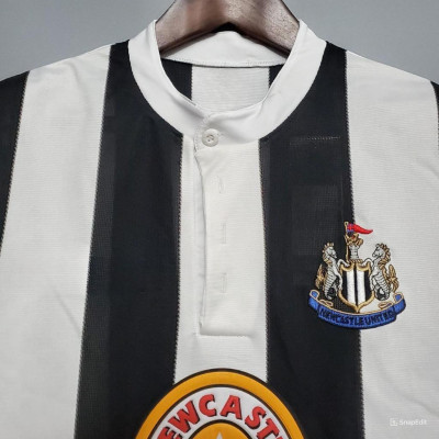 Áo Bóng Đá Retro Newcastle 1995 - Sân Nhà bản cao cấp vải Cotton Polyester