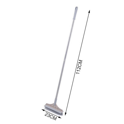 Chổi Chà Sàn Nhà Tắm Thông Minh Thiết Kế Đầu Gạt Nước Và Đầu Chổi Xoay 120 Độ Quét Nhà Siêu Sạch Mọi Góc Bẩn - Hàng Loại 1.  CHính Hãng MINIIN