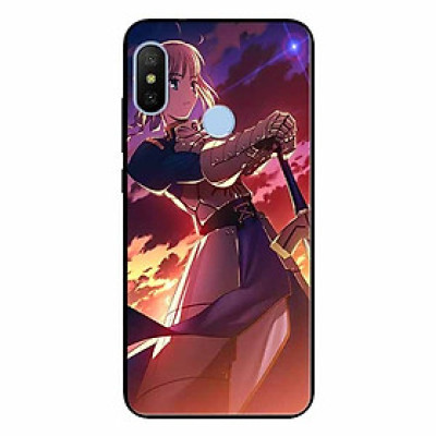 Ốp lưng in cho Xiaomi Mi 8 Cô Gái và Kiếm