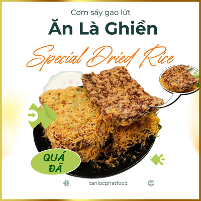 CƠM SẤY GẠO LỨT TÂN LỘC PHÁT BỊCH 250G