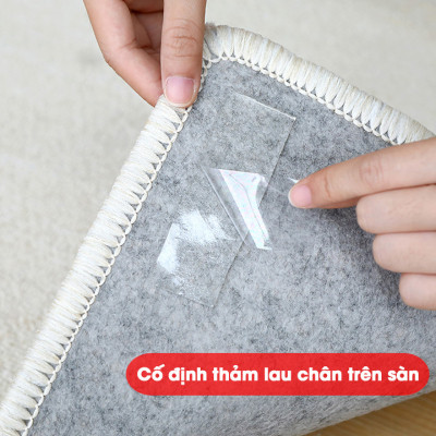Băng keo dán nano 2 mặt siêu dính trong suốt dày 1mm dài 2m rộng 3cm và 5cm