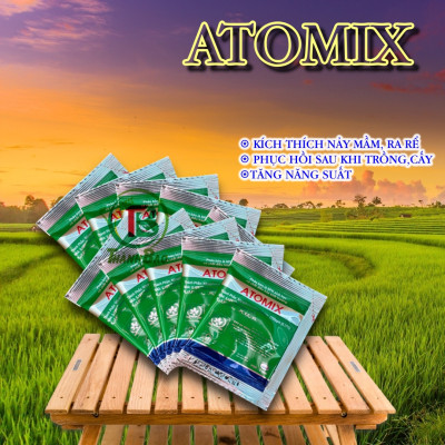 Phân bón láATOMIX 10ml - Sản phẩm điều hoà sinh trưởng cây trồng trên lúa và hoa kiểng