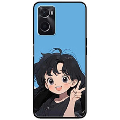 Ốp lưng cho Oppo A36 - A60 4G - A74 - A76 - A95 4G - A96 4G - Ảnh Đôi Say Hi - Hàng Chính Hãng