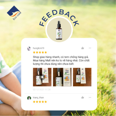 Xịt Thảo Mộc Ecocare chữa muỗi đốt, ngăn côn trùng cắn 50ml