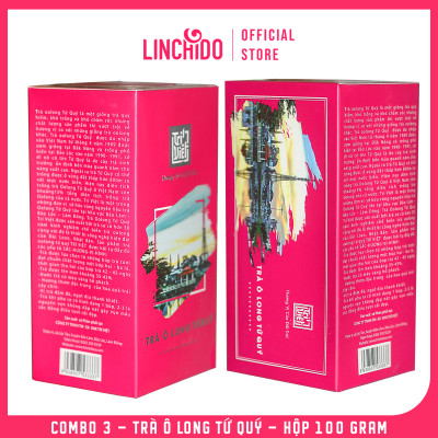 Combo 3 - Trà Ô Long Tứ Quý - Hộp 100G