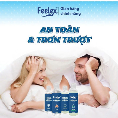 Gel bôi trơn Feelex Lubricant mát lạnh, ấm nóng, siêu trơn - Lọ 250ml