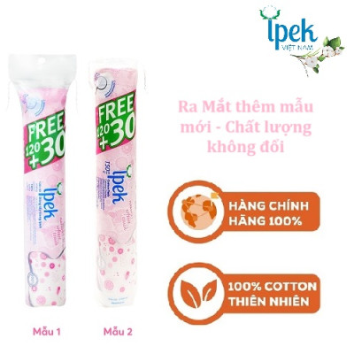 Bông tẩy trang IPEK 150 Miếng (Thổ Nhĩ Kì)