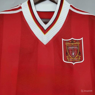 Áo Bóng Đá Retro Liverpool 1995 - Sân Nhà bản cao cấp vải Cotton Polyester